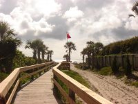 red flag on mickler beach.JPG